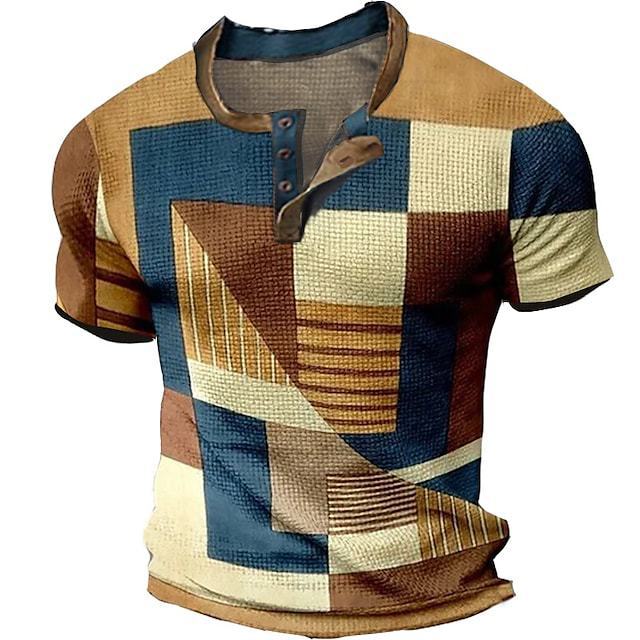 Men's Vintage Loose Short Sleeve Top