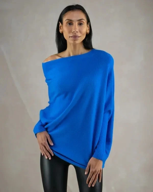 Clevecorner™ Asymmetric Draped Jumper