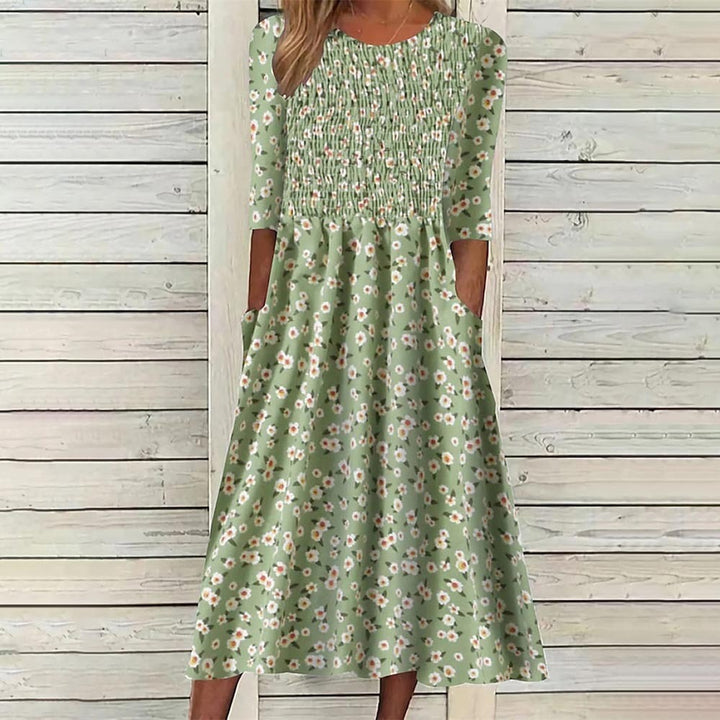 Aveline | Elegant Printed Dress
