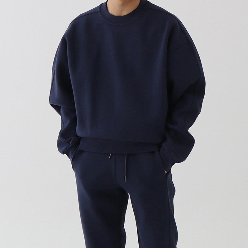 Oliver Cozy Round Sweater & Casual Pants