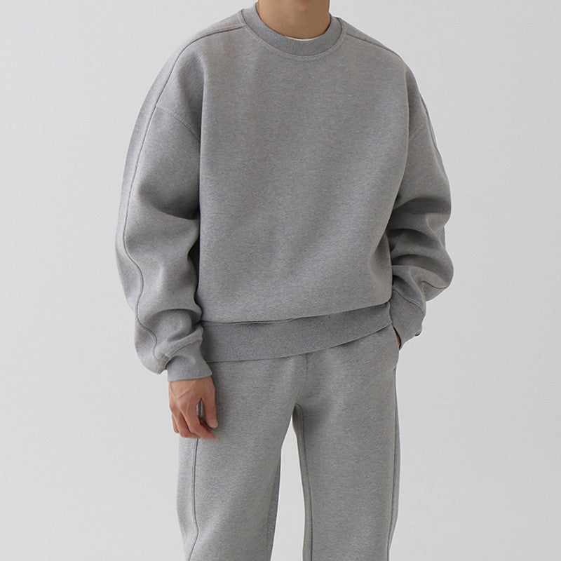 Oliver Cozy Round Sweater & Casual Pants