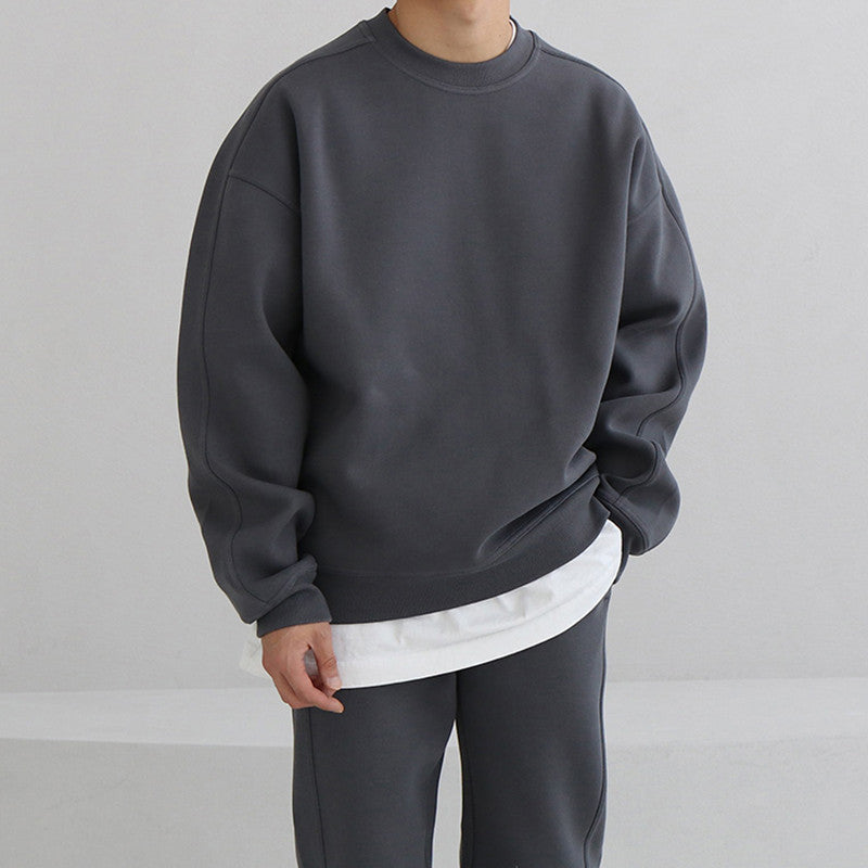 Oliver Cozy Round Sweater & Casual Pants