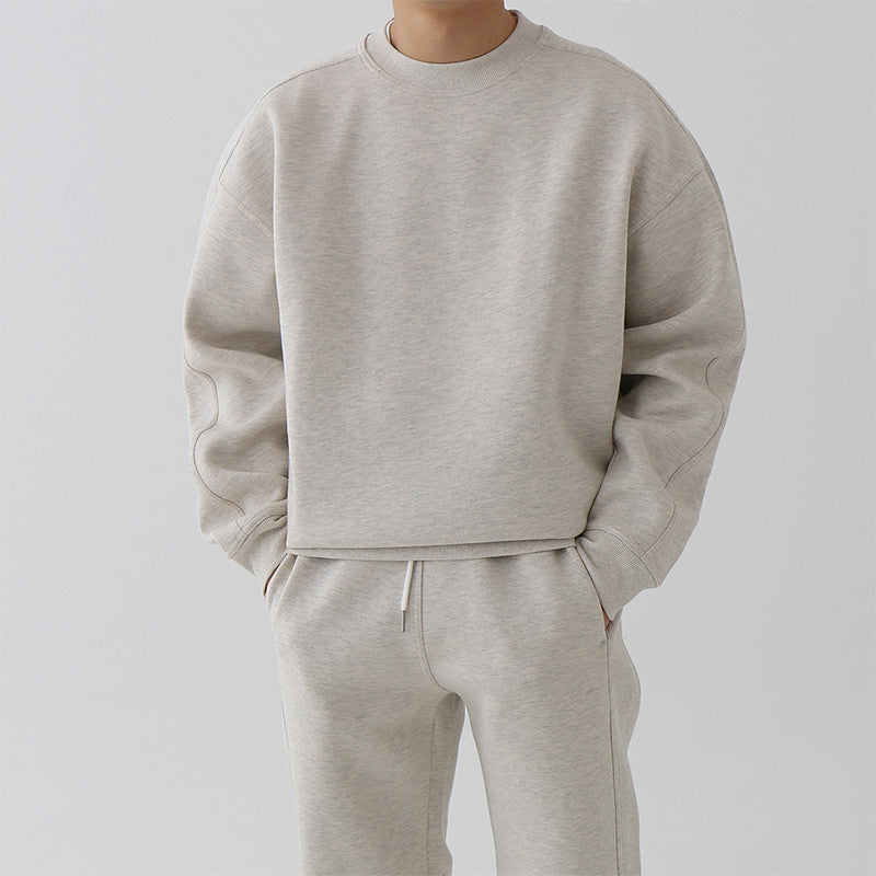 Oliver Cozy Round Sweater & Casual Pants
