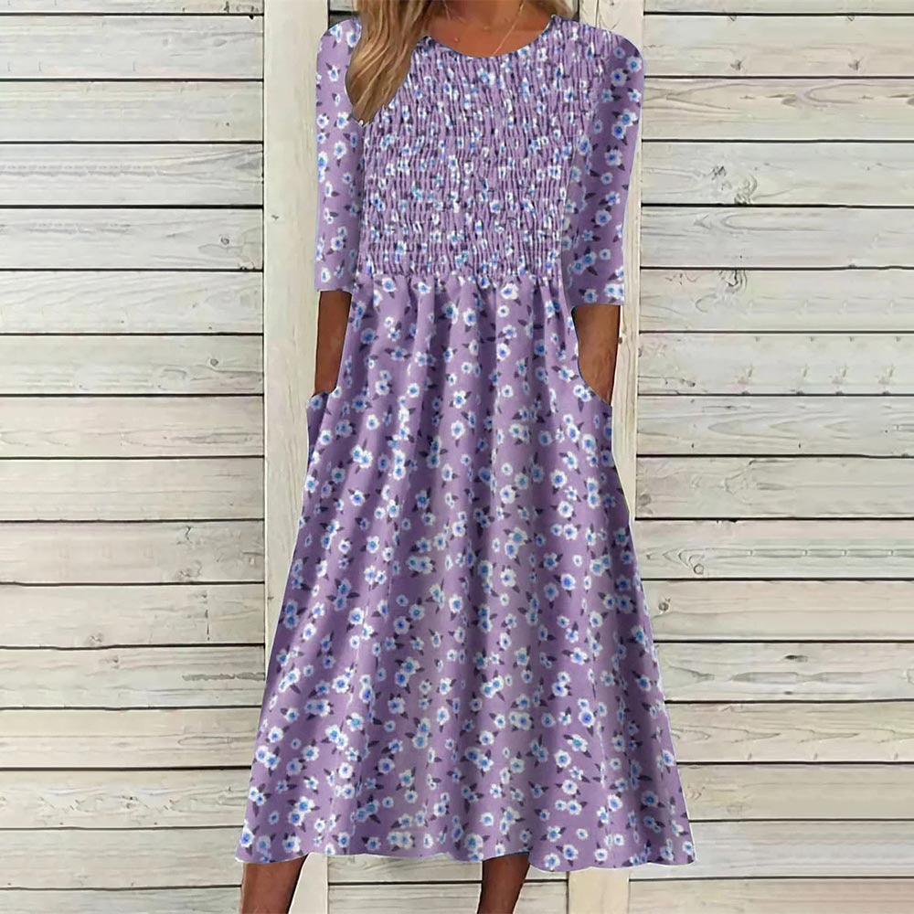Aveline | Elegant Printed Dress