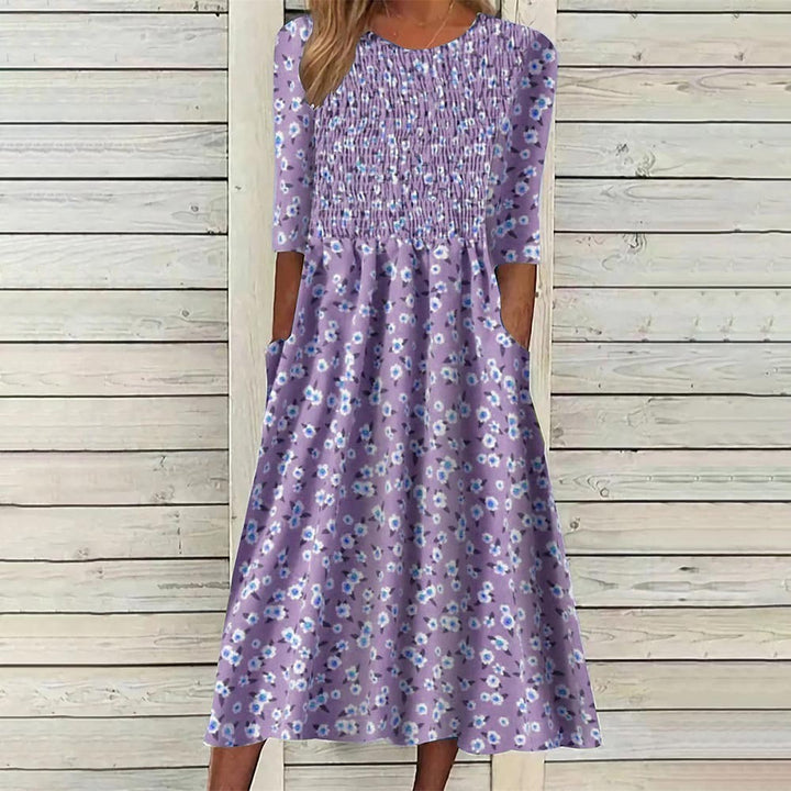 Aveline | Elegant Printed Dress