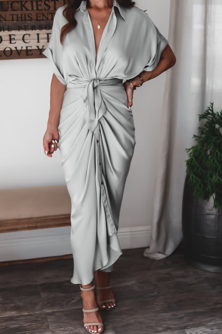 European And American Fashion Forged Face Long Dress