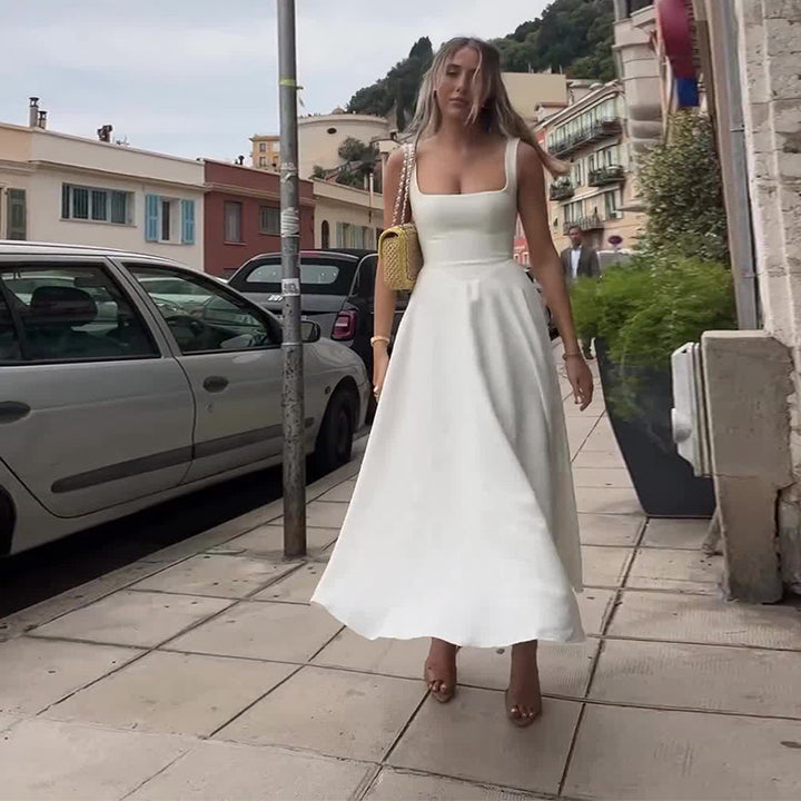 Mira Minimal Strap Dress