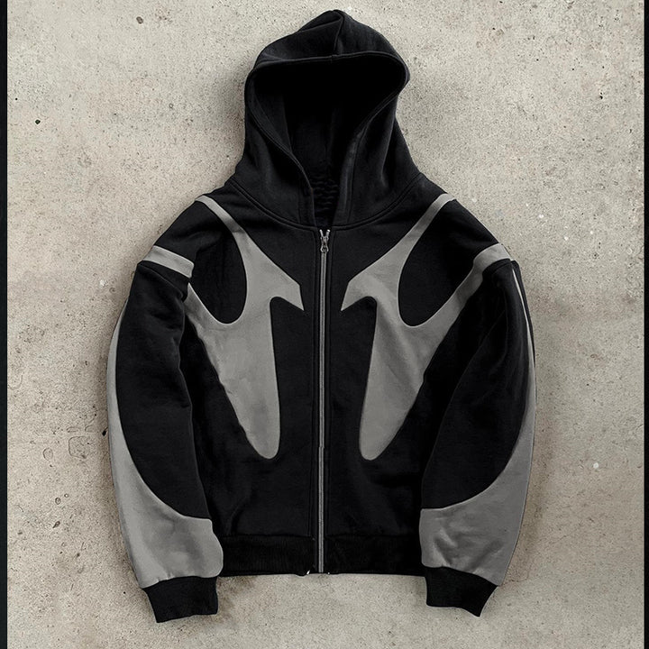 Jackson Pattern Zipper Hoodie