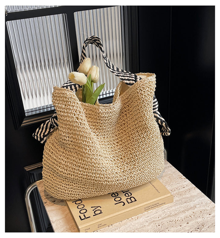 Sunset Straw Shoulder Bag