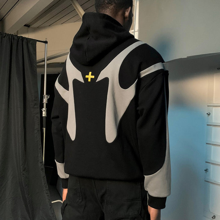 Jackson Pattern Zipper Hoodie