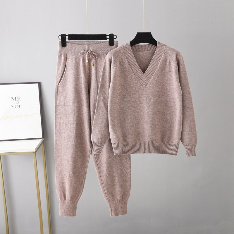 Chloe Casual Harem Pants & Sweater Set