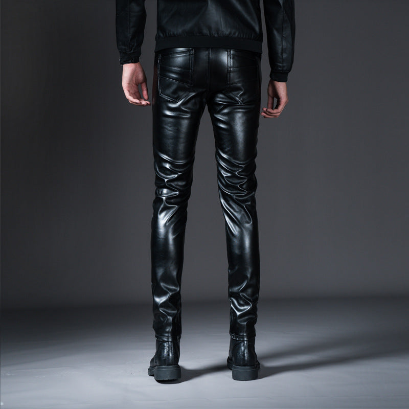 Men's Fashion Casual Zipper Windproof Warm Korean Slim-fit Pants