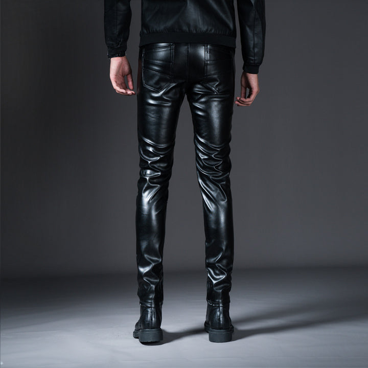 Men's Fashion Casual Zipper Windproof Warm Korean Slim-fit Pants