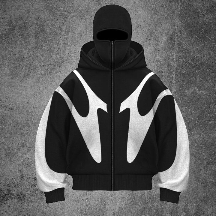 Jackson Pattern Zipper Hoodie