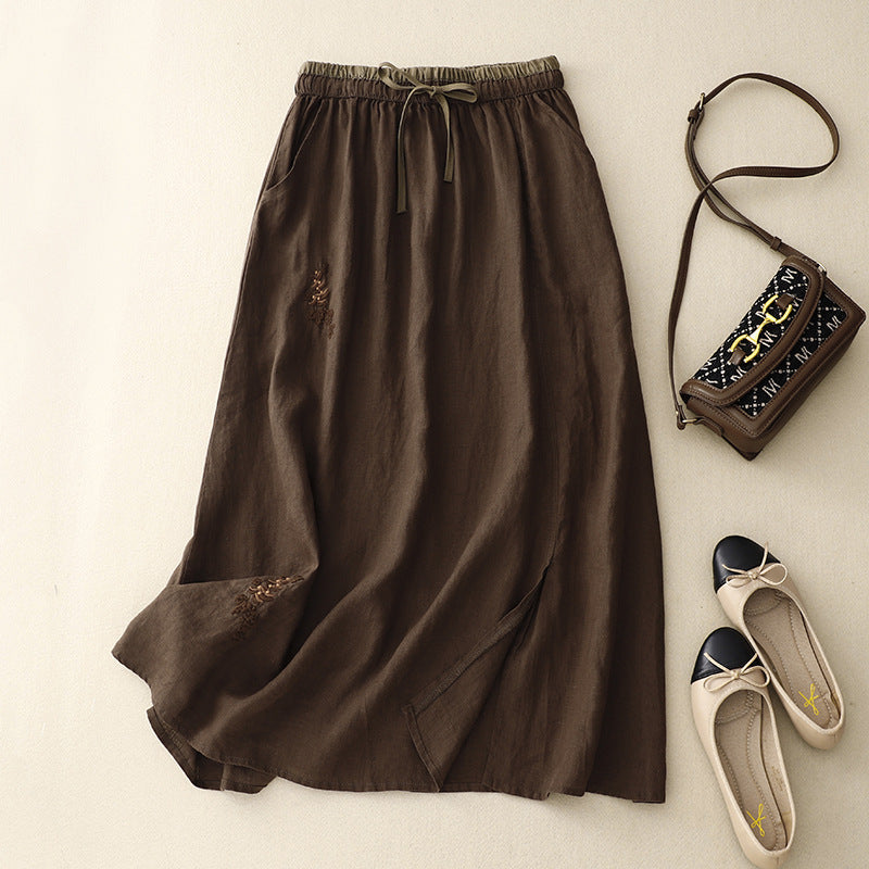 Alira Linen Skirt