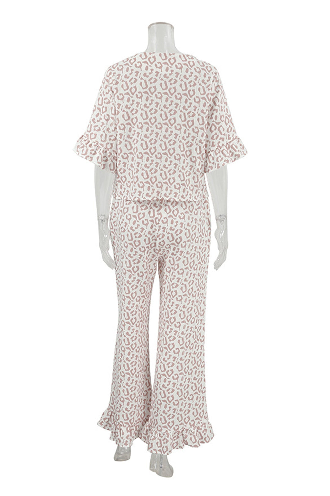 Printed Ruffle Tie-up Shirt Cotton Suits