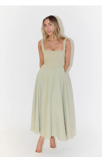 Mira Minimal Strap Dress