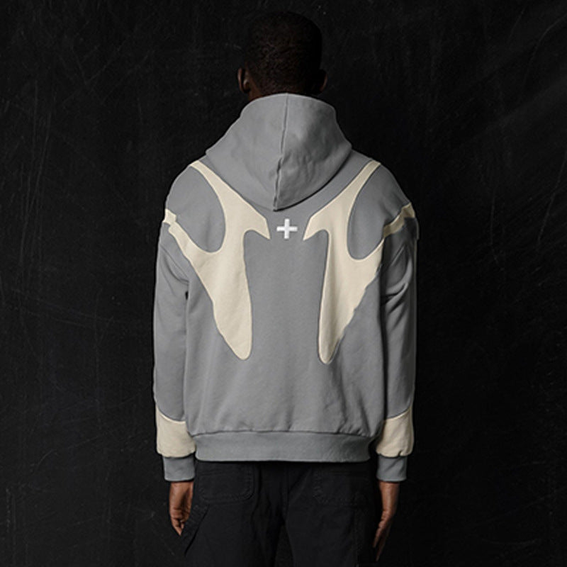 Jackson Pattern Zipper Hoodie