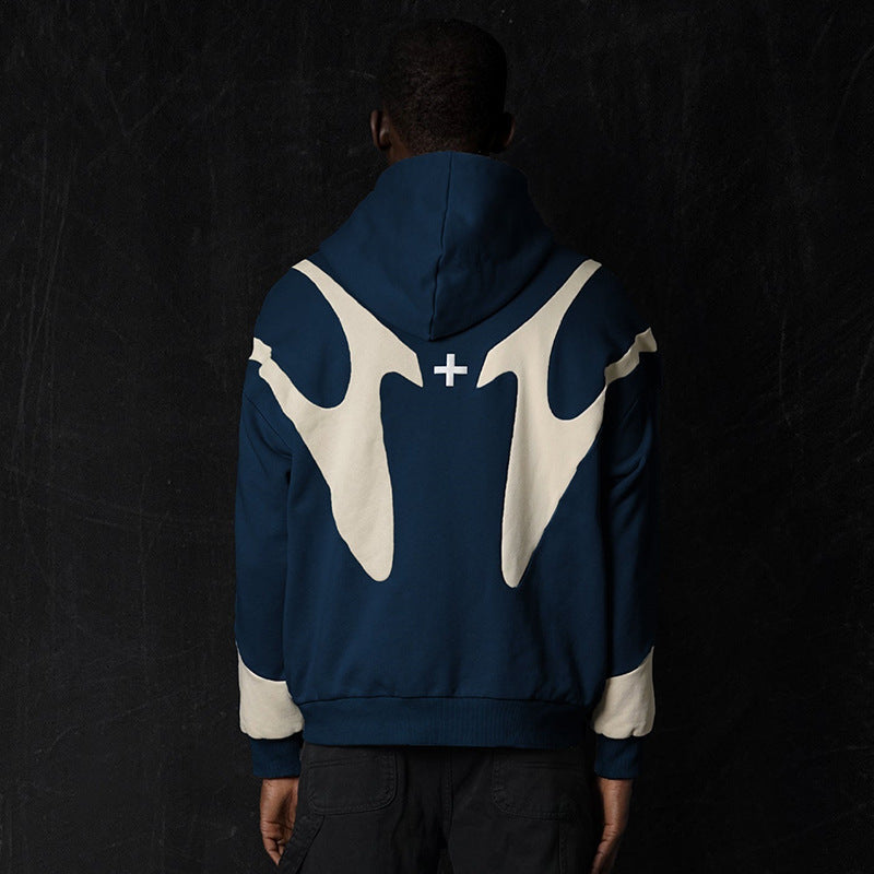 Jackson Pattern Zipper Hoodie
