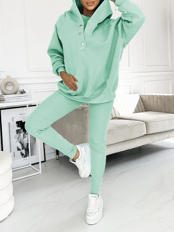 Clevecorner™ Hooded Casual and Comfortable Sweatshirt Suit