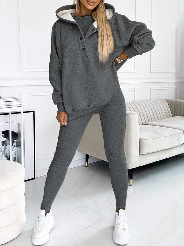 Clevecorner™ Hooded Casual and Comfortable Sweatshirt Suit