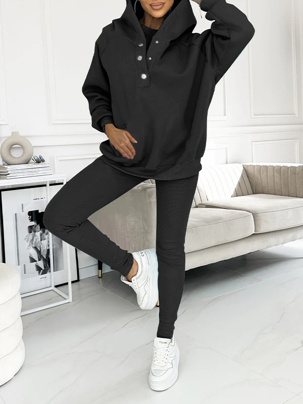 Clevecorner™ Hooded Casual and Comfortable Sweatshirt Suit