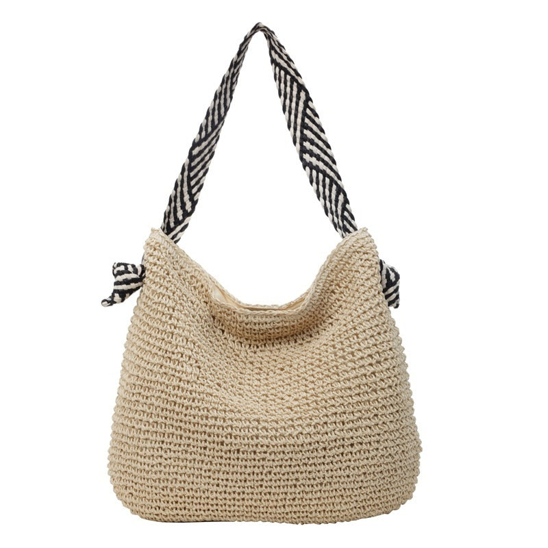 Sunset Straw Shoulder Bag