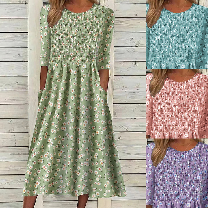 Aveline | Elegant Printed Dress