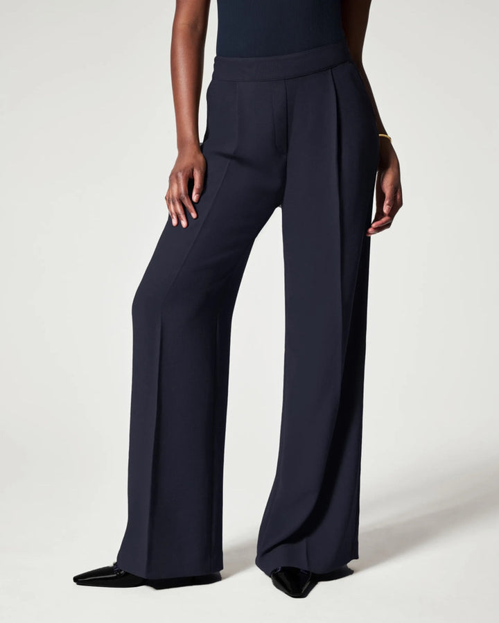 Solid Color Simple Casual Wide Micro Flared Pants