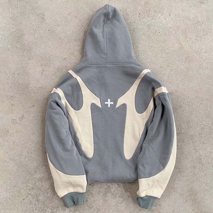 Jackson Pattern Zipper Hoodie