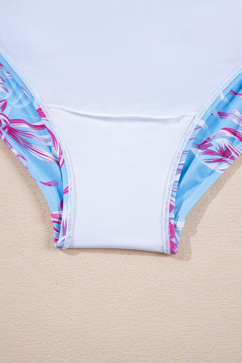 Plus Size Floral Print Twisted High Waist Bikini Set