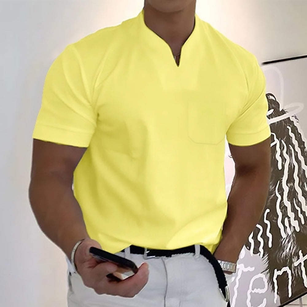 Gentleman Short Sleeve T-Shirt With Pocket