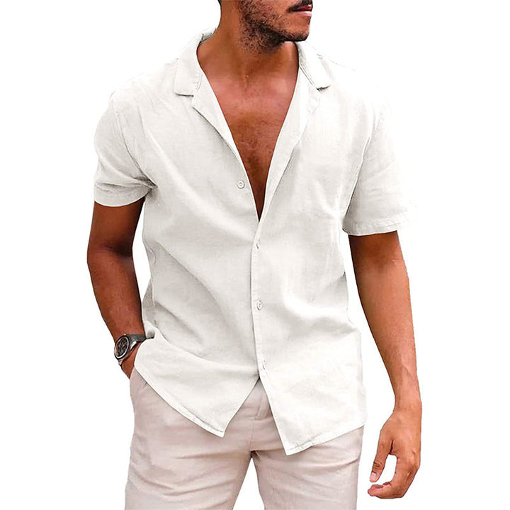 Men's Casual Button Down Short Sleeve Summer Shirt