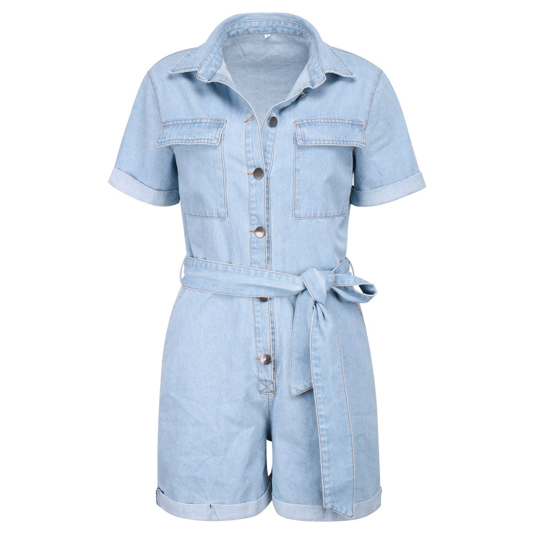 Women's denim jumpsuit - Clevecorner