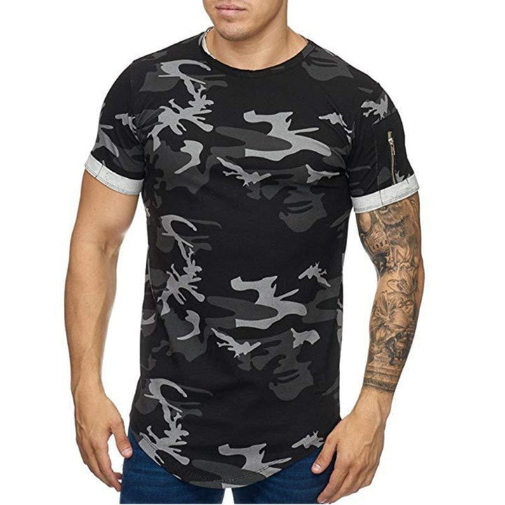 Camouflage Casual Short Sleeve T-shirt