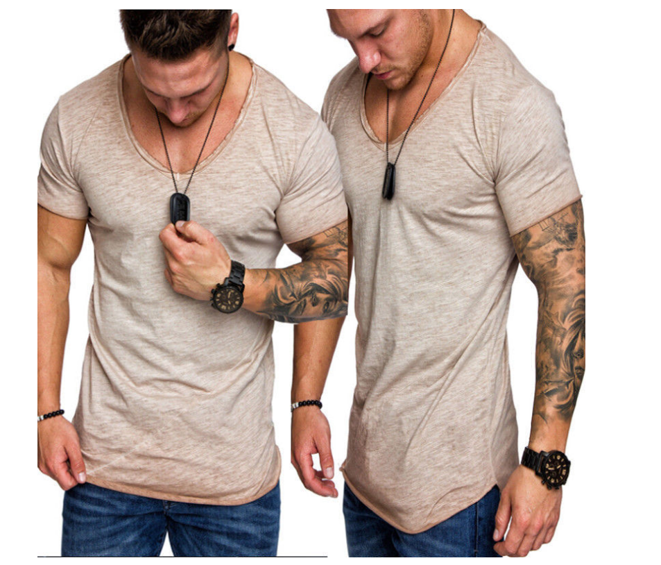 Summer Mosaic Short-Sleeved Round Neck T-shirt - Clevecorner