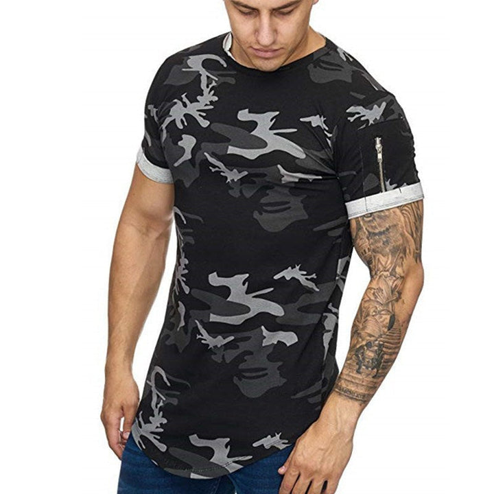 Camouflage Casual Short Sleeve T-shirt