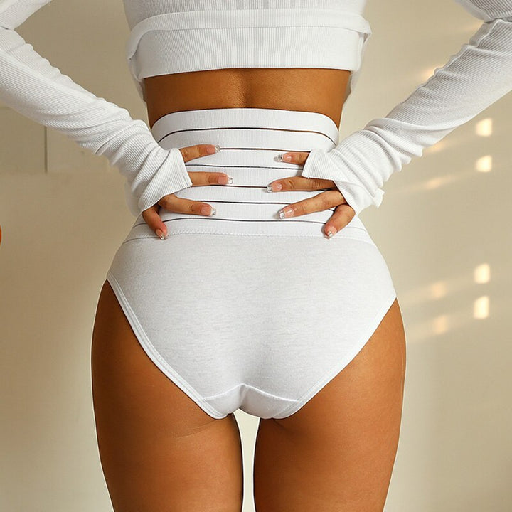 All Cotton Traceless High Waist Pure Cotton Women's Briefs