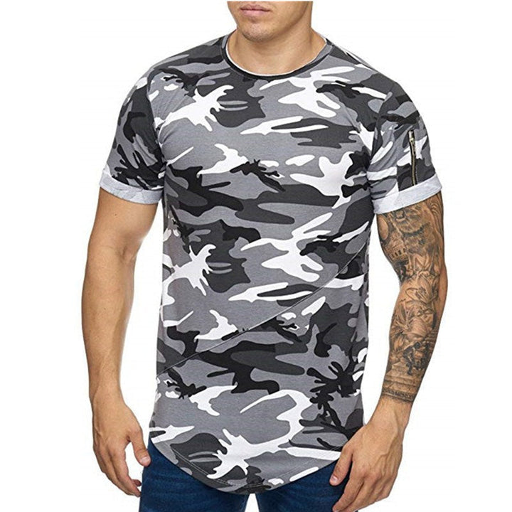Camouflage Casual Short Sleeve T-shirt