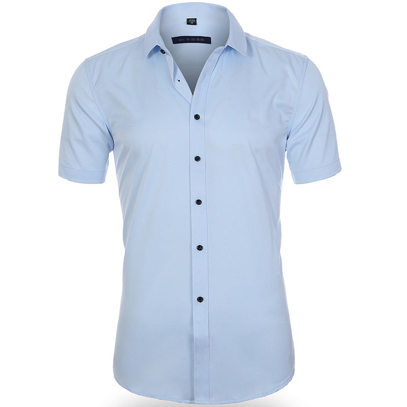 Clevecorner™ Breathable Elastic Anti-Wrinkle Short Sleeve Shirt