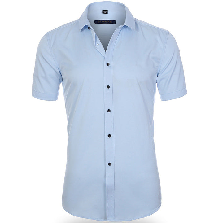 Clevecorner™ Breathable Elastic Anti-Wrinkle Short Sleeve Shirt