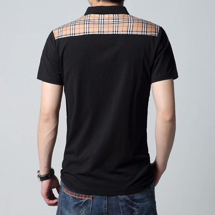 Summer Collar Short Sleeve Cotton Shirt - Clevecorner