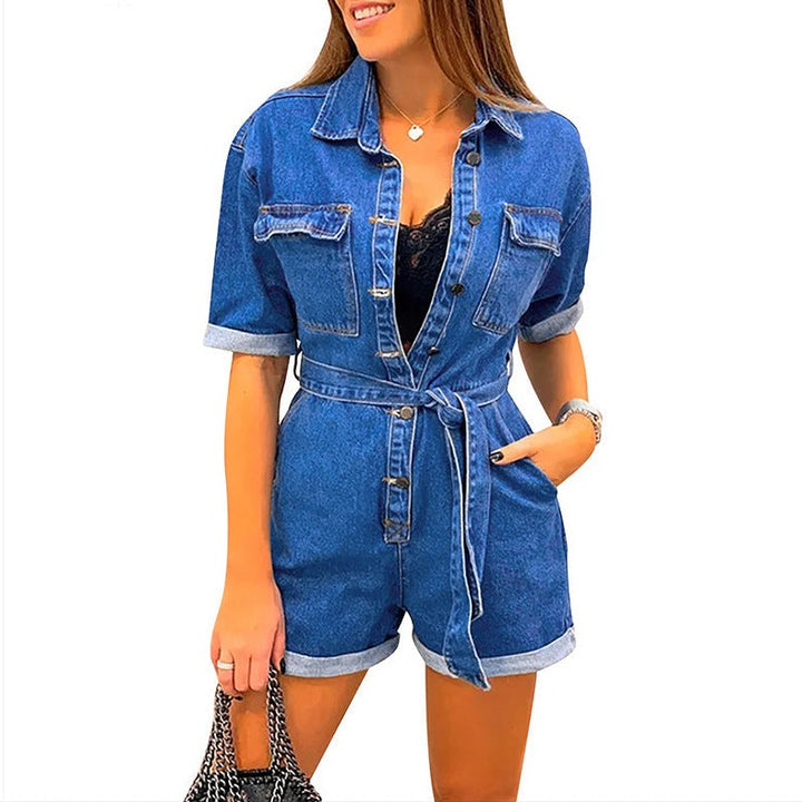 Women's denim jumpsuit - Clevecorner