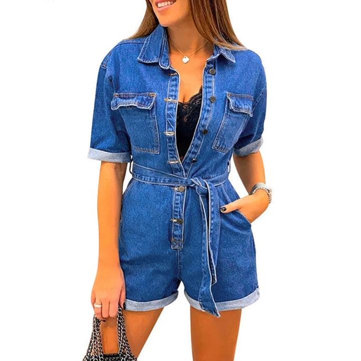 Women's denim jumpsuit - Clevecorner