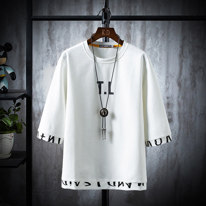 Men's Round Neck Sleeve T-Shirt