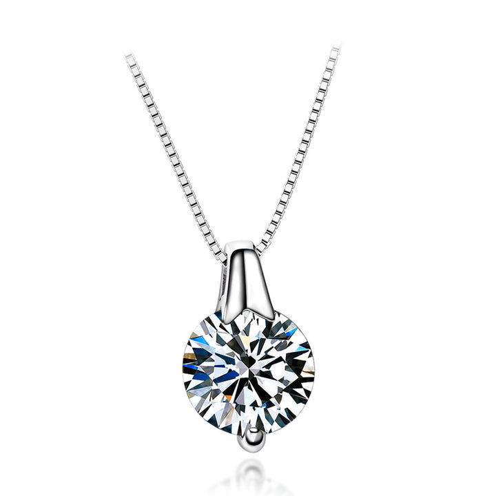 S925 Sterling Silver Cubic Zirconia Necklace