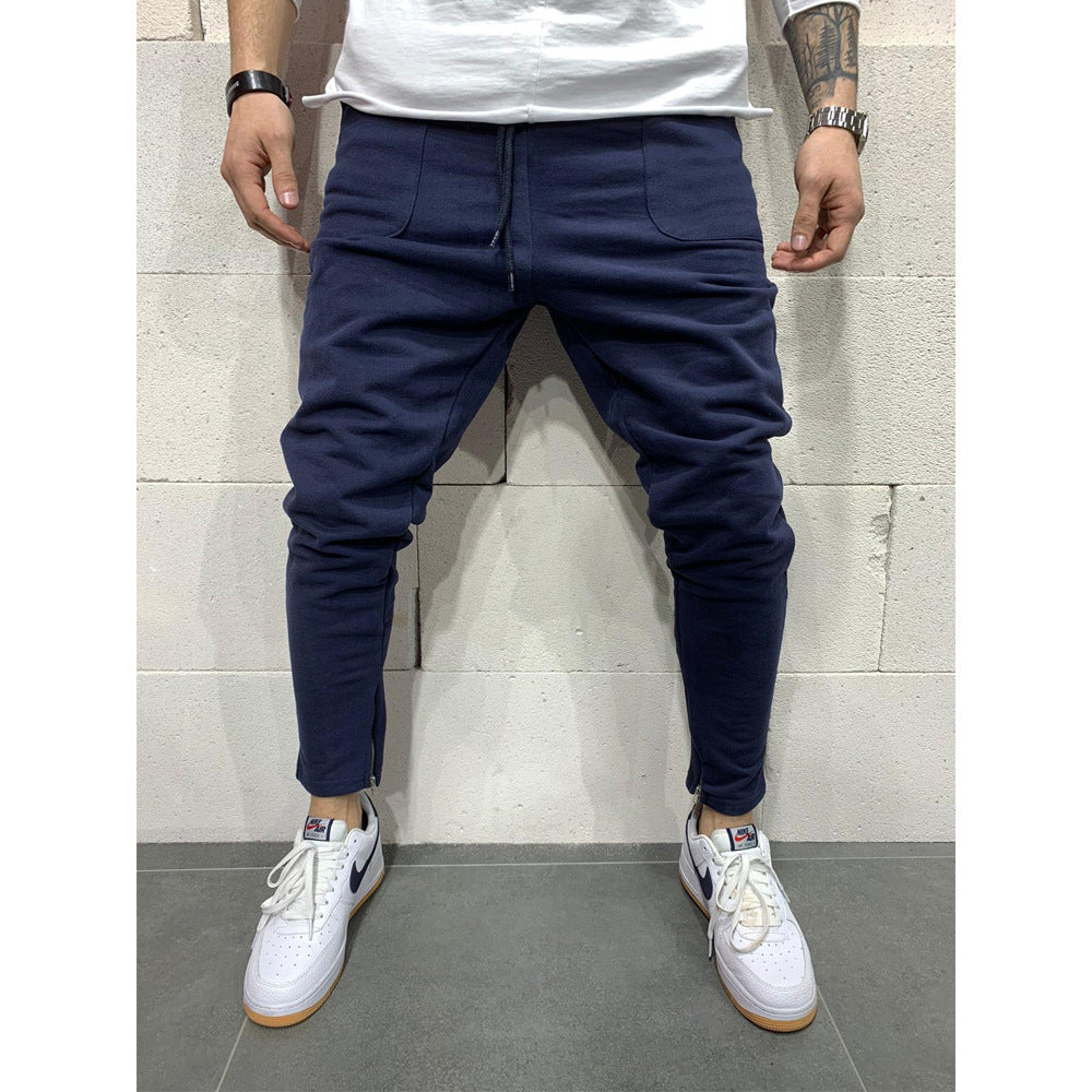 Jogging pocket casual pants