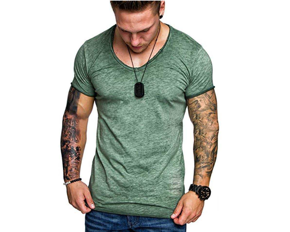 Summer Mosaic Short-Sleeved Round Neck T-shirt - Clevecorner