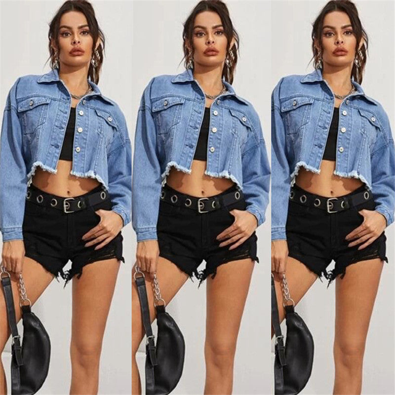 Women's Denim Vest Short Jacket - Clevecorner