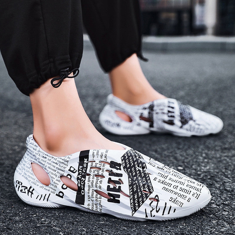 Non-Skid Speed Dry Camouflage Hollow Beach Shoes